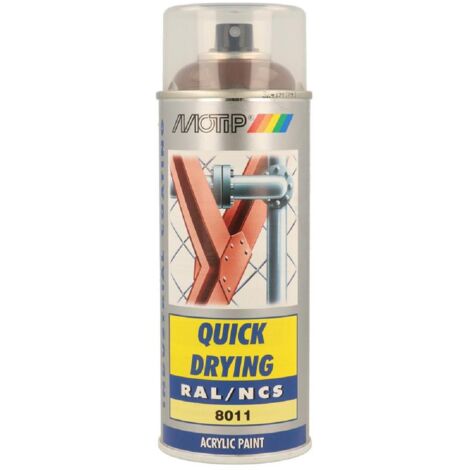 Peinture Aerosol Acryl Ral8011 Motip 400ml brun noisette