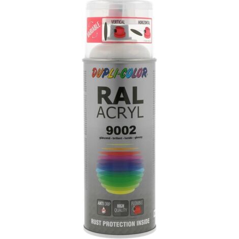 Peinture Acrylique Ral9002 Blanc Gris Brillant 400 Ml Dupli Color