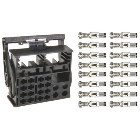 CONNECTEUR AUTORADIO FAKRA EN KIT + 16 COSSES JUNIOR TIMER -5784CLIPS-