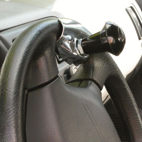 Boule de volant 360° pour camions et tracteurs – Montage universel – Accessoire de conduite ergonomique – Fixation rapide incluse – Carpoint (1/3)