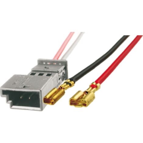 2 Connecteurs haut-parleur compatible avec Citroen Peugeot