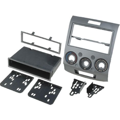 Facade Autoradio FA213B Compatible Avec Ford C-Max Focus Galaxy Mondeo S Max Ap07 Noir Metallique Adnauto 8466677