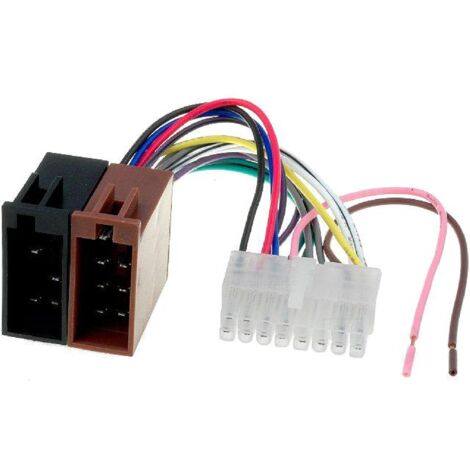 Cable compatible avec Autoradio Alpine 16PIN Vers ISO 1
