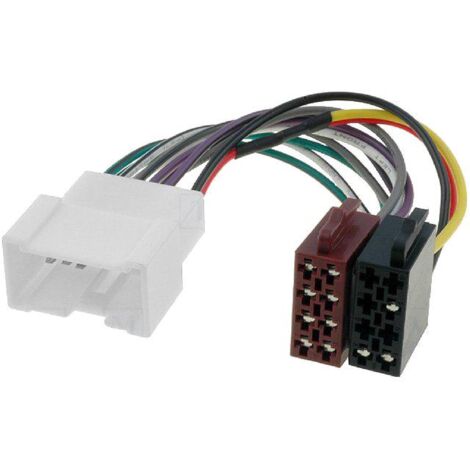 Adaptateur autoradio ISO AI66B compatible avec Dacia Duster Renault Koleos ap11