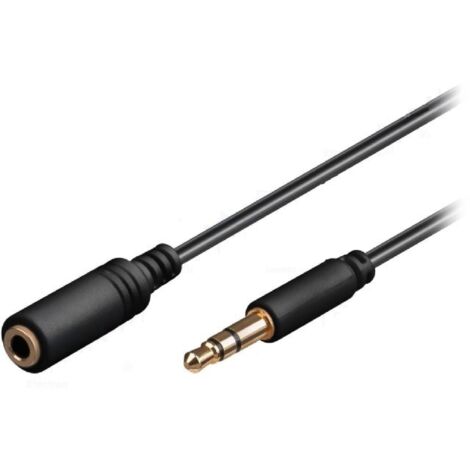 rallonge cable Jack 3.5mm male femelle 50cm pour ecouteurs casque