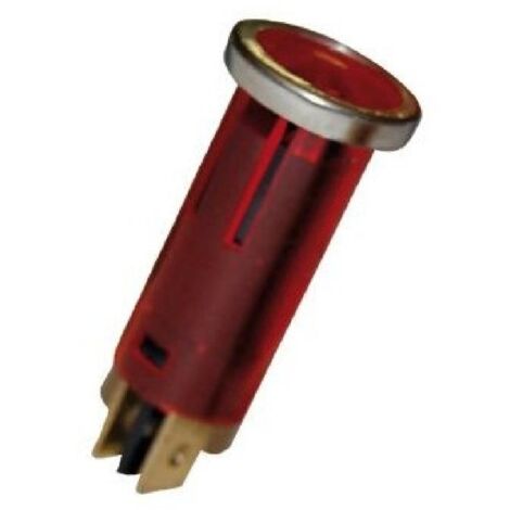 Voyant Lumineux Tubulaire Rouge 16.75mm