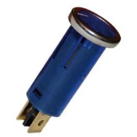 Voyant Lumineux Tubulaire Bleu 16.75mm