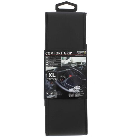 Couvre volant comfort grip XL 41-42 cm - noir