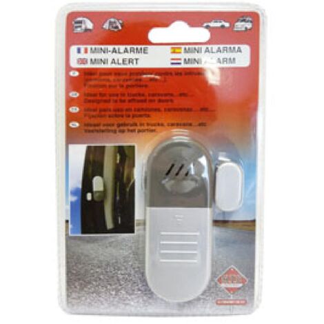 Adnauto – Alarme pour camion et camping-car – Puissance sonore 100 dB – Fonctionne avec 2 piles AAA – Protection porte et fenêtre