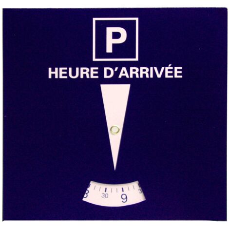 Disque de stationnement Zone Bleue (1/4)