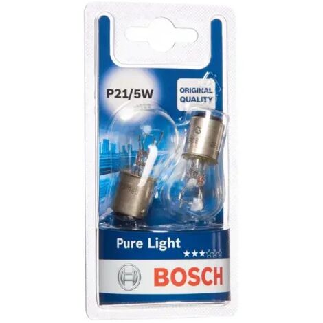 BOSCH Ampoule Pure Light 2 P21-5W 12V 21-5W BAY15D