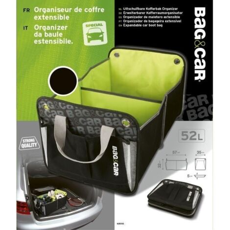 BAGetCAR Organiseur de coffre extensible 52L (1/2)