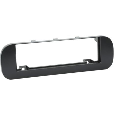 Facade Autoradio compatible FAPA12 avec Fiat Panda 12-20 - Noir mat