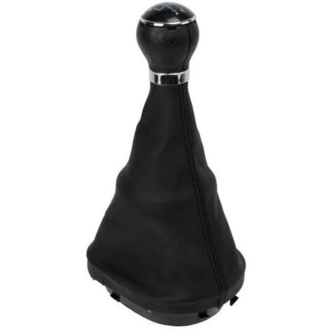 Pommeau + Soufflet adaptable compatible avec VW Touran 5 et 6 vitesses - Noir