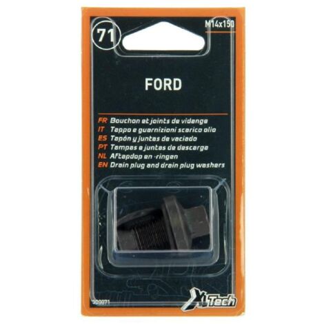 XLTECH 1 bouchon de vidange + 2 joints compatible avec Ford M14
