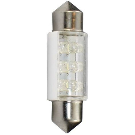 2 Ampoules LED Navette C5W 12 V 0.48W 36mm Blanc