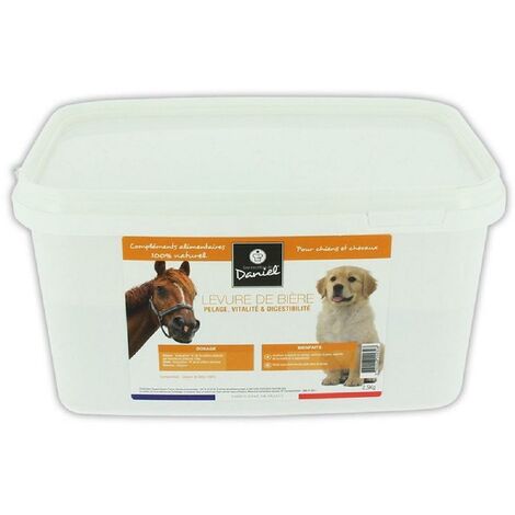 Levure De Biere Compatible Avec Chiens Chats Chevaux Furets Seau De 2 5kg