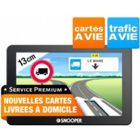 GPS Poids lourds SNOOPER PL5400 - carto gratuite à vie