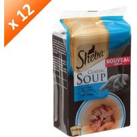 Sheba Delices Du Jour Sachets Fraicheur En Sauce Aux Poissons Pour Chat 6 X 50 G X12