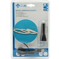 Bande flex. adh. 48 Leds 2m 1224V USB - Blanc