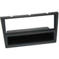Support autoradio compatible avec Opel Vide-poche Anthracite Rubber touch