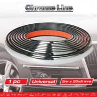 Bande Chromee souple autocollante 5mx20mm