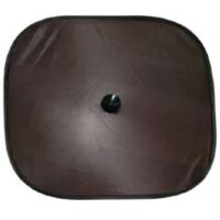 2 Rideaux lateraux ventouse unis 44x38