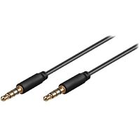 Cable Jack 3.5mm 4pin Male Male 2m Or