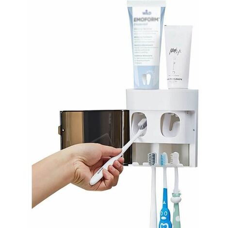 Distributeur automatique de dentifrice - Porte brosse à dents