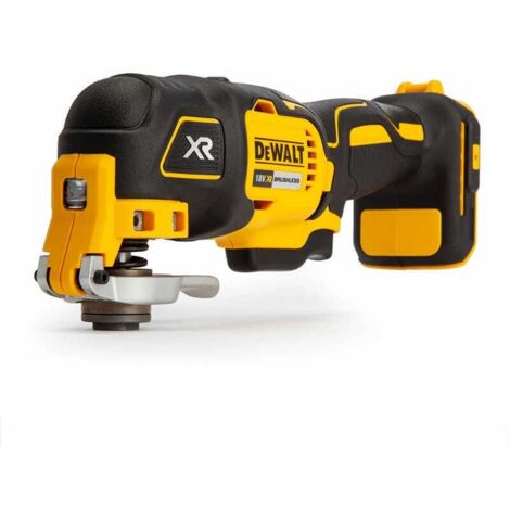 Dewalt – Outil multi-cutter oscillant 18V DCS355N – Moteur Brushless – Changement d’accessoires sans outil – Pour bois dur et teck