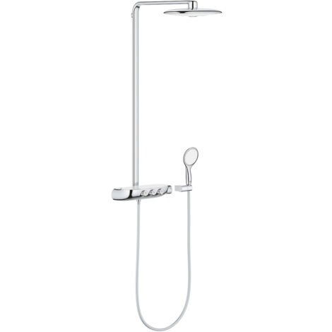 Colonne de douche thermostatique avec douche de tête 360mm – Système SmartControl – Jets GROHE PureRain et Massage – 26250LS0 (1/10)