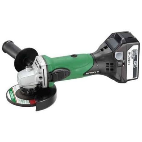 Hikoki – Meuleuse 125mm 18V 5Ah – 2 batteries Li-ion – Moteur Brushless – Grande capacité de coupe 3.2 cm – Chargeur ventilé (1/10)