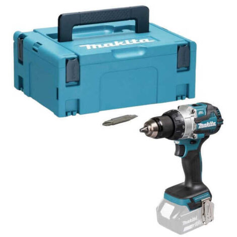 Perceuse à percussion Brushless 18V MAKITA - machie nue + coffret MakPac - DHP489ZJ