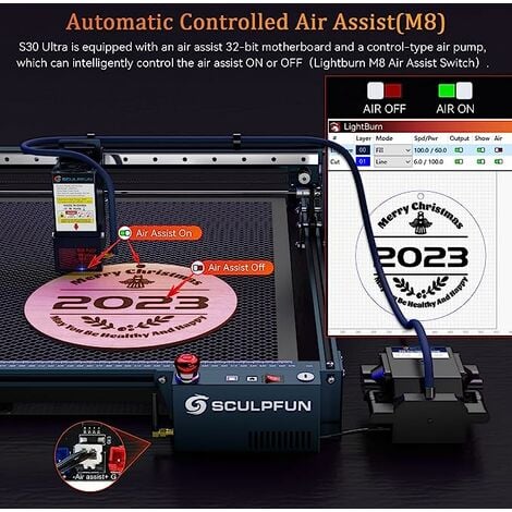 SCULPFUN S30 Ultra 33W Laser VS ATOMSTACK A30 PRO: The Differences