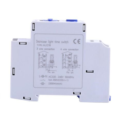 how to wire the timer switch - Schéma électrique du minuterie d'escalier 