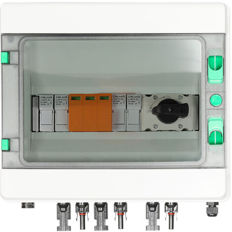 2X(32A PV Photovoltaic DC Isolation Switch 500V ExtéRieur ÉTanche