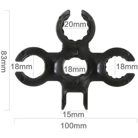 Clé Pour Connecteurs Solaires PV - Lot De 4 Outils En Plastique PPO/PSA - Pour Assemblage/démontage Connecteurs Mâles/femelles