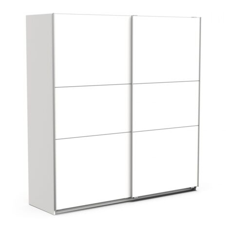 ARMADIO DI VARIE MISURE A ANTE SCORREVOLI ADAPTA - Bianco - Larghezza - 200 cm