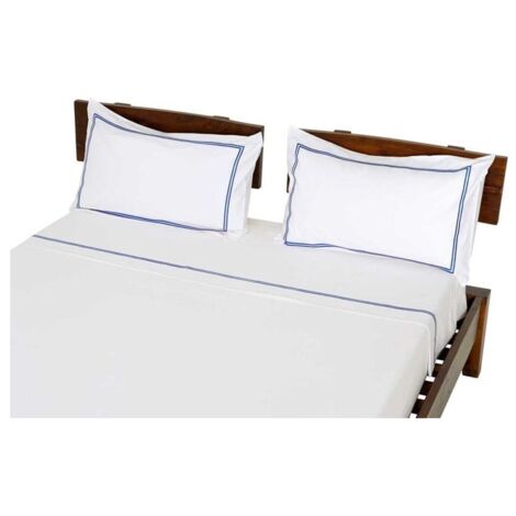 Set di lenzuola Super Soft Queen White 1800 Fogli Italia