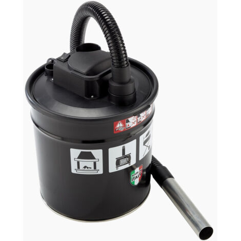 Lavor – Aspirateur à cendre 18L 180 mbar – Moteur silencieux – Réservoir métal – Aspiration 30,4 l/s – Filtre tissu