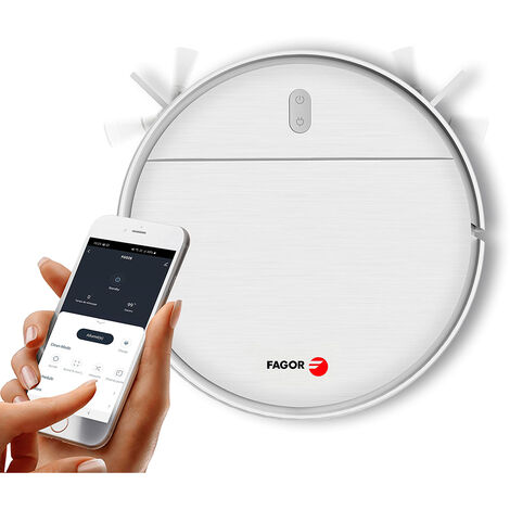 Robot aspirateur laveur 3en1 FAGOR - contrôle Wifi - autonomie 90min - FG028