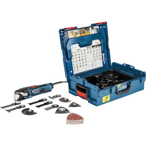 Outil multifonction professionnel StarlockMax 550W BOSCH GOP 55-36 - coffret L-Boxx + 25 accessoires - 0601231101