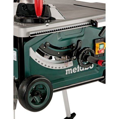Scie sur table professionnelle 2000W avec socle METABO 254mm TS 254 - 600668000