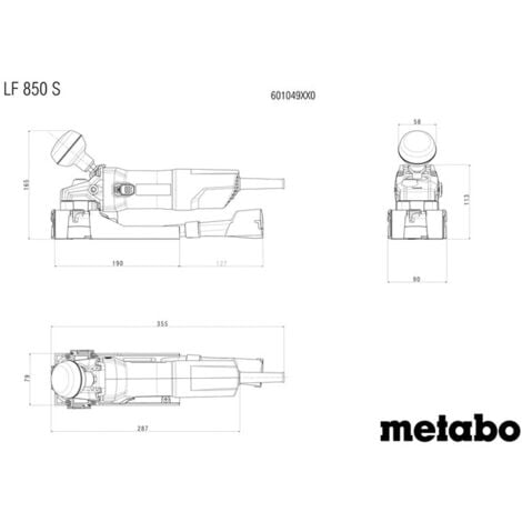 Fraiseuse à bois professionnelle 850W METABO LF 850 - 601049500