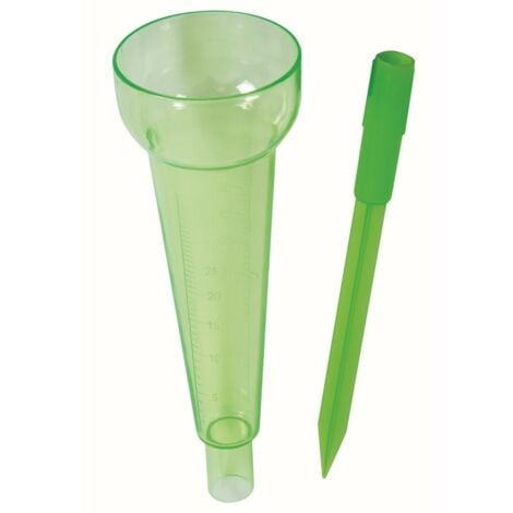 10 Stück Regenmesser Für Garten - Niederschlagsmesser Gelb 13,5cm