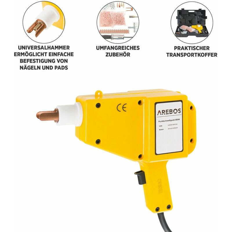 AREBOS Punktschweißgerät Ausbeulspotter 800 Watt - Spotter