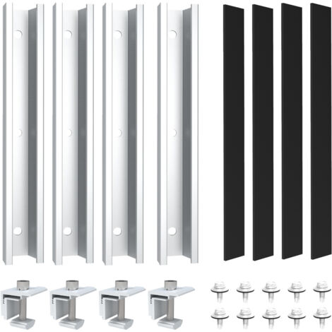 NuaSol Photovoltaik Solarpanel Halterung Trapezblechdach Befestigung