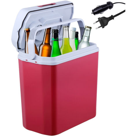 AREBOS Kühlbox 20L Auto Thermoelektrische Warmhaltebox 12V 230V Kühlschrank