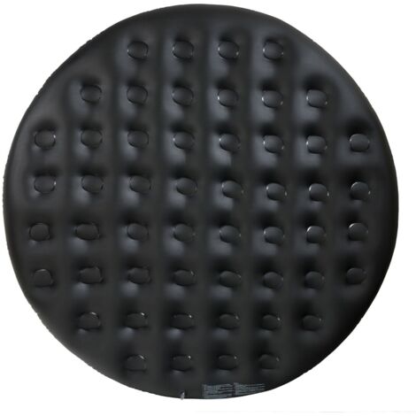 AREBOS Thermoabdeckung für Whirlpools schwarz Whirlpoolzubehör für Pools Aufblasbare Abdeckung Ø135 cm