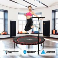 Fitness Trampolin Mini Trampolin mit Griff Training Indoor Outdoor Jumper Sport 